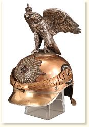 Helm der Gardes du Corps-Mannschaft (1914) mit Original-Paradeadler
