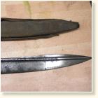 Preußischer  Hirschfänger vor Restaurierung